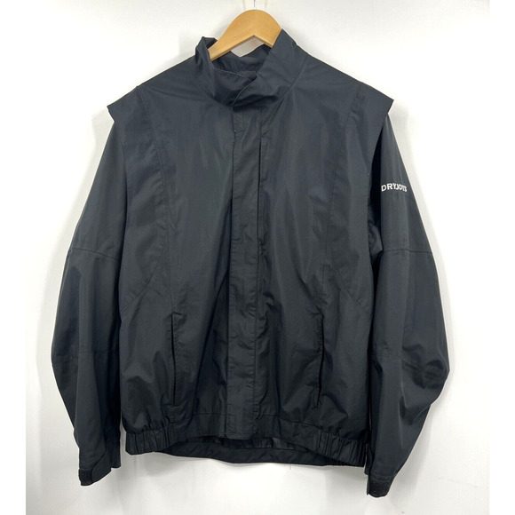 FootJoy Other - Footjoy Dryjoys Full Zip Waterproof Golf Jacket Large Black Rainproof Coating